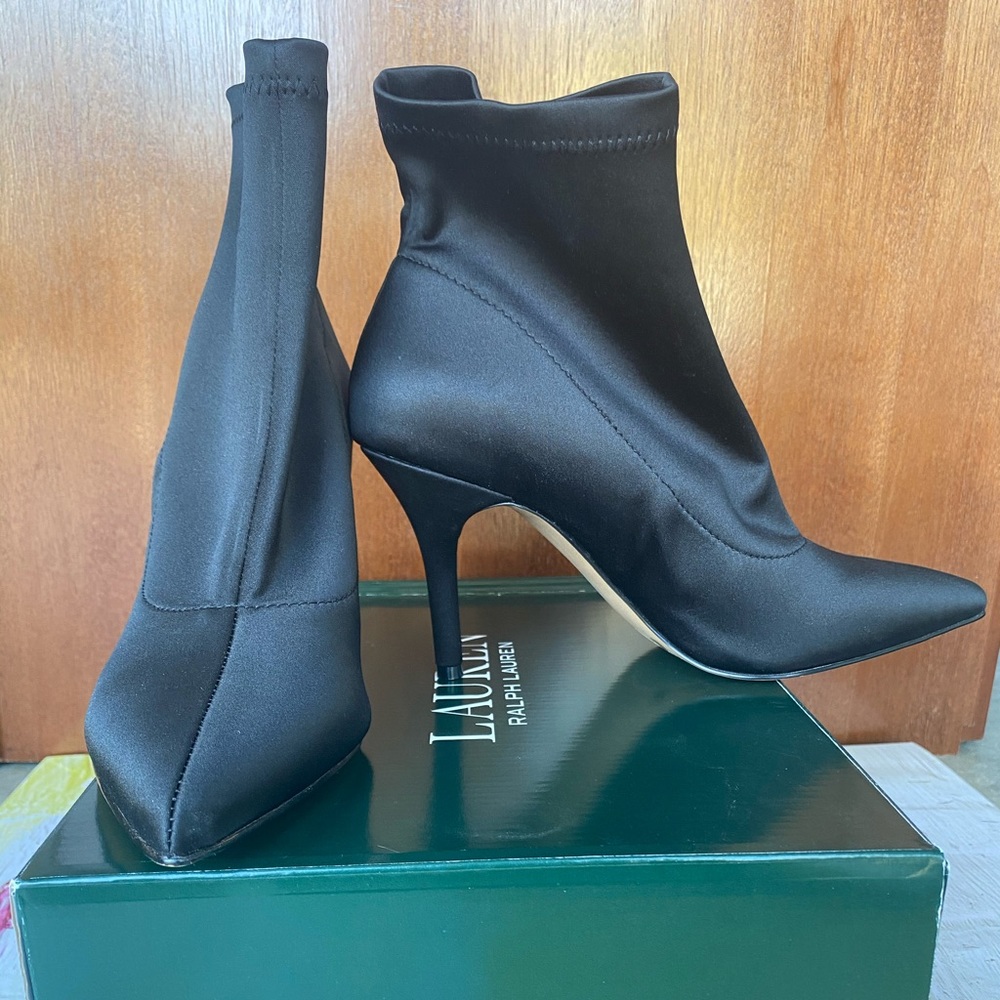 Ralph Lauren Black Booties